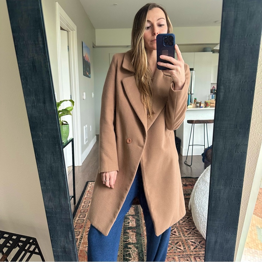 Camel Peacoat